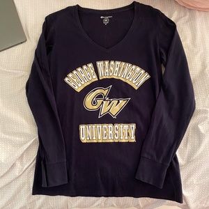 GWU Champion V-Neck Size M!